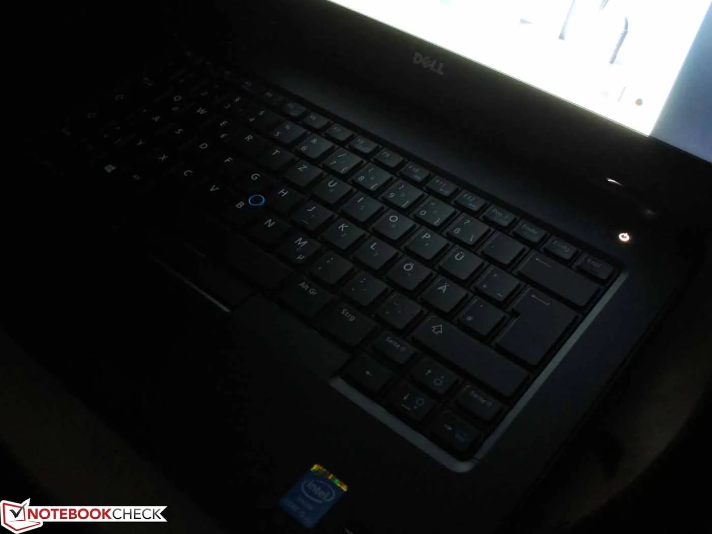 Teclado do notebook